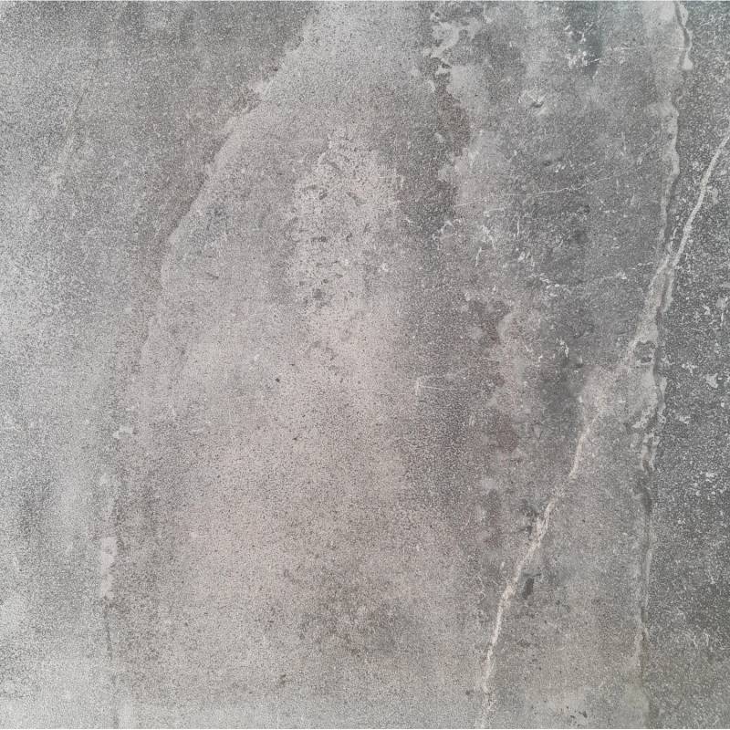 Terrassenplatte Feinsteinzeug Aspen Anthrazit glasiert matt 60 x 60 x 2 cm 2 St. von Eurostone