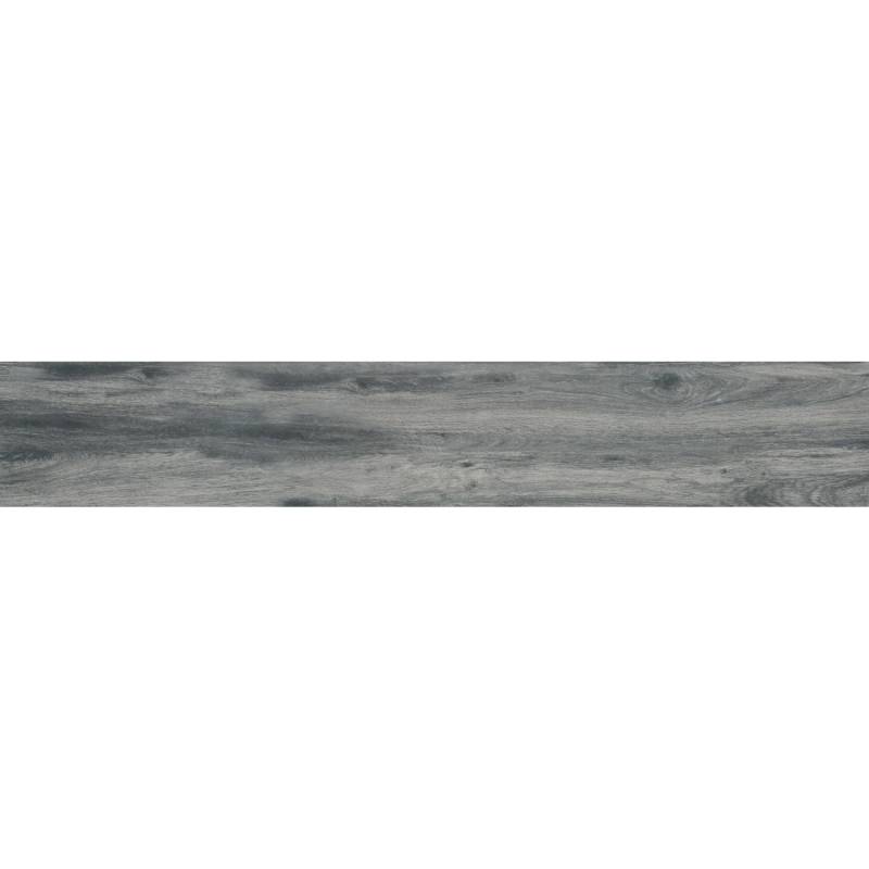 Terrassenplatte Feinsteinzeug Skagen Walnuss-Grau glasiert matt 20x120x2cm 2 St. von Eurostone