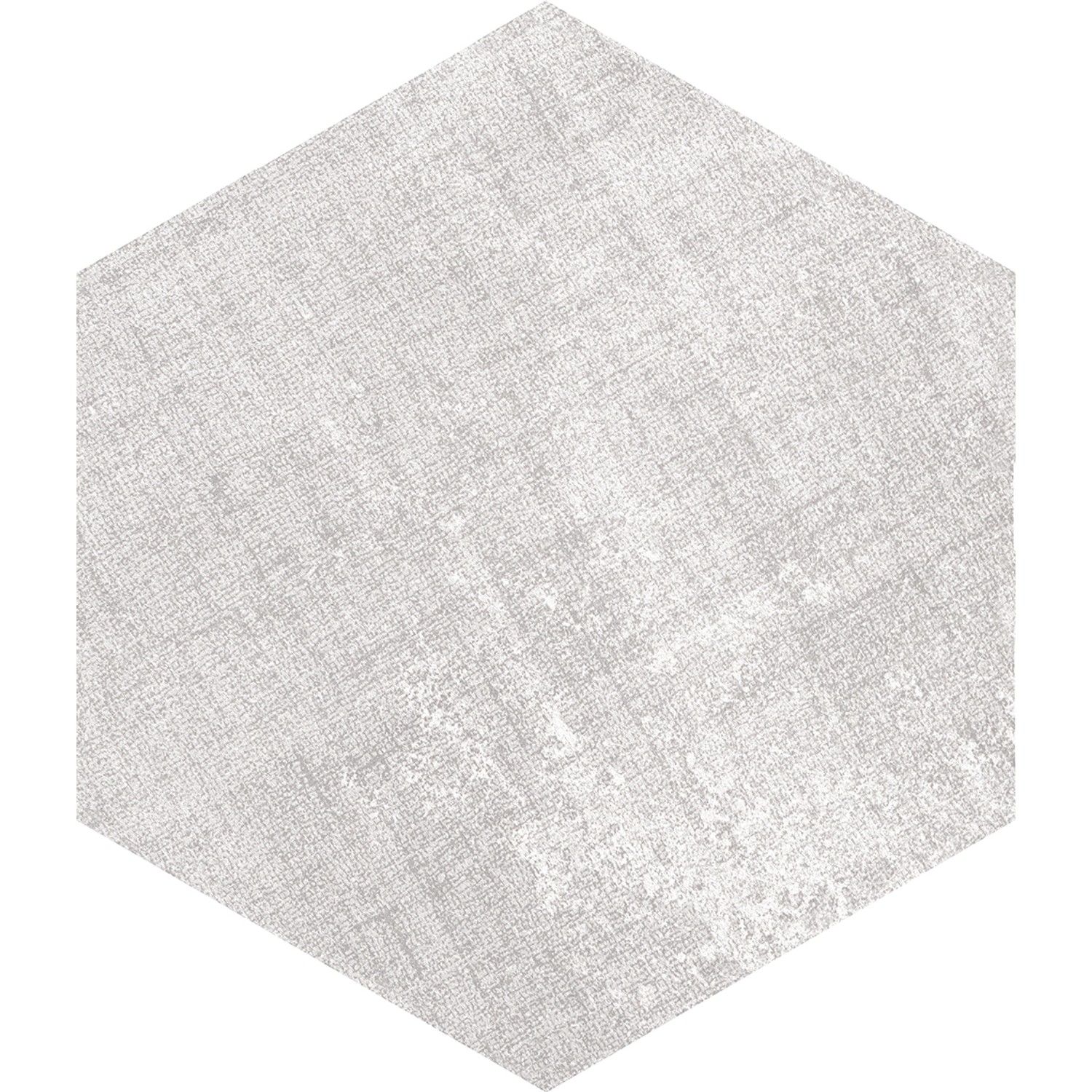 Feinsteinzeug Hexagon Fabrik Silver Glasiert Matt 21,5 x 25 x 0,9 cm von -