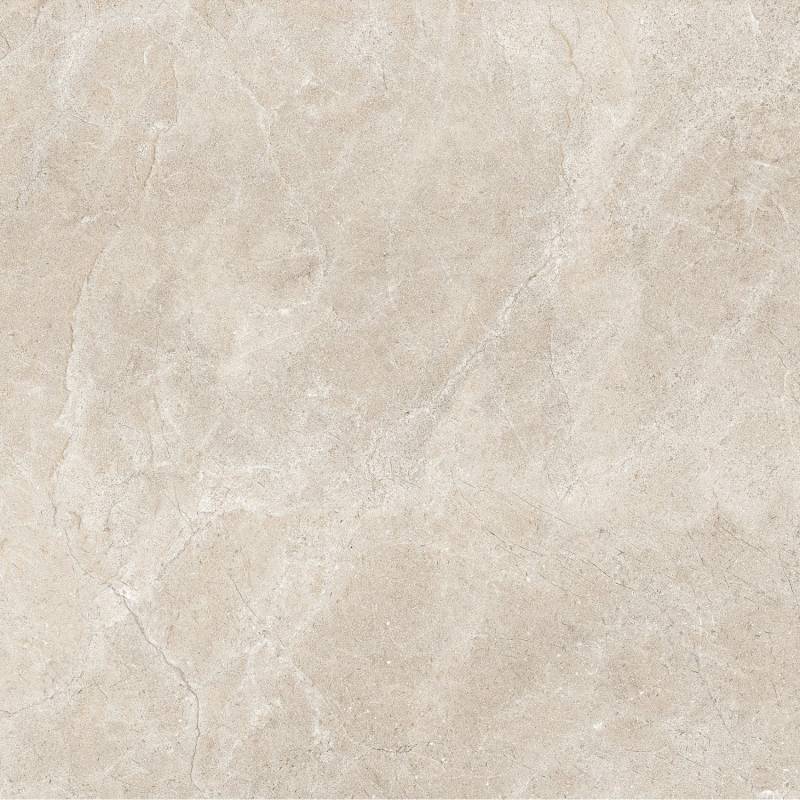 Bodenfliese Feinsteinzeug Beige Glasiert Poliert 60 cm x 60 cm