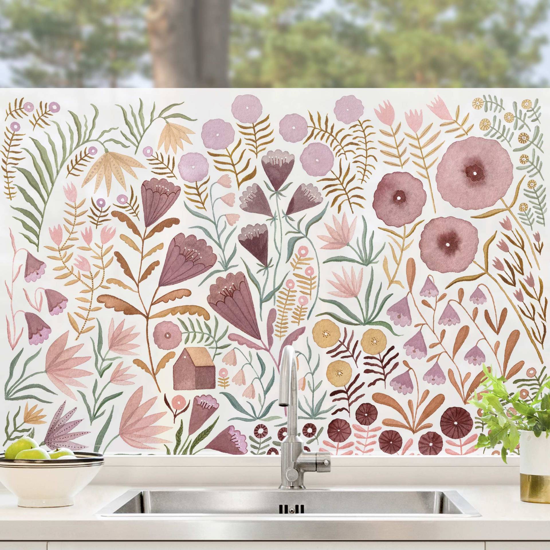 Fensterfolie Claudia Voglhuber - Blumenmeer