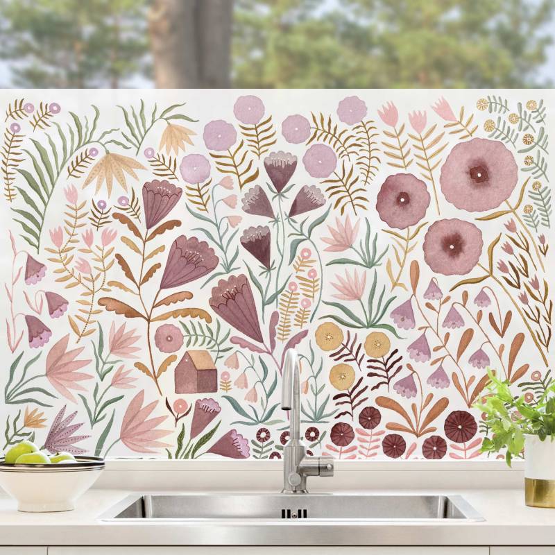 Fensterfolie Claudia Voglhuber - Blumenmeer