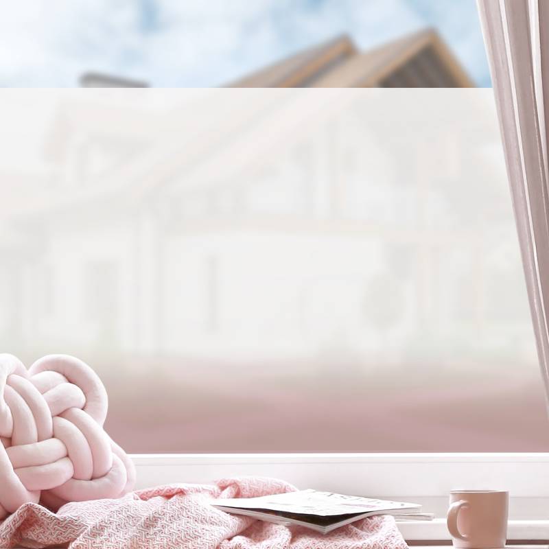 Fensterfolie Dip-Dye Altrosa