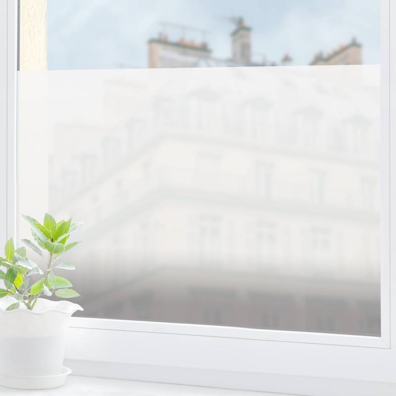 Fensterfolie Dip-Dye Mittelgrau