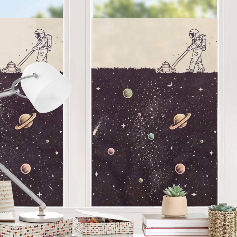 Fensterfolie Kosmischer Rasen