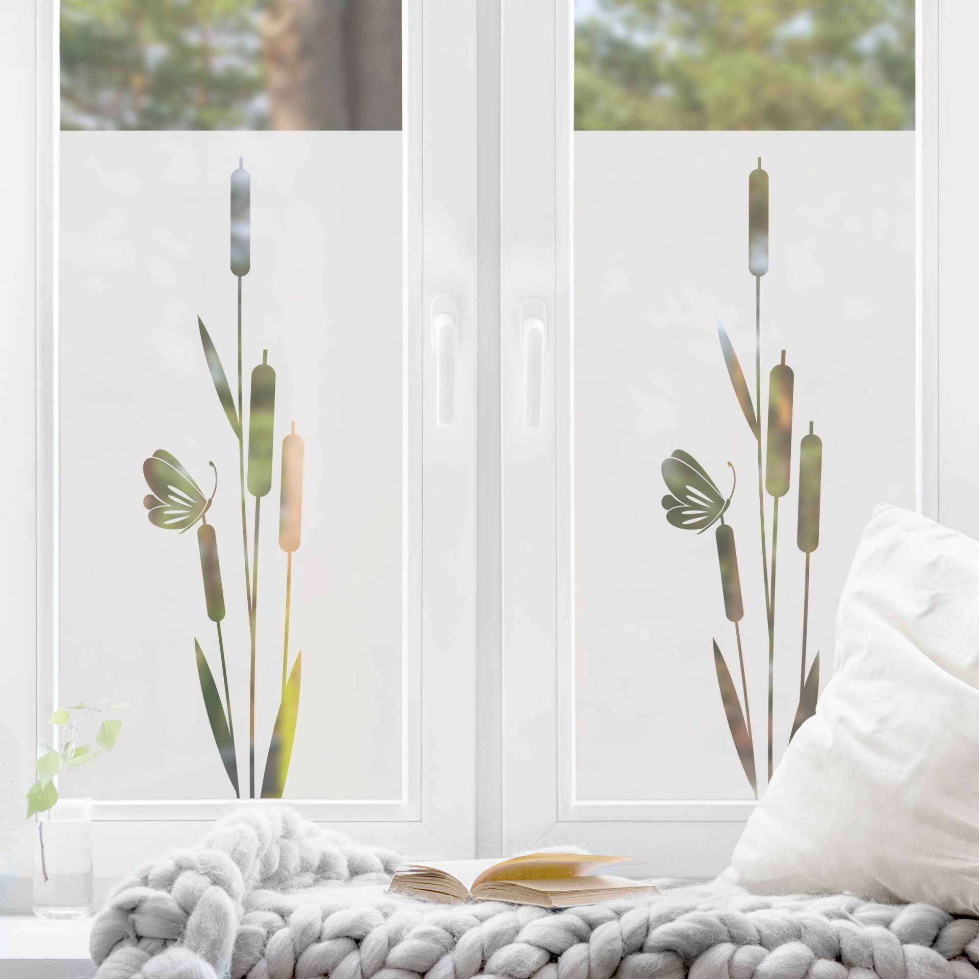 Fensterfolie No.30 Schilf II