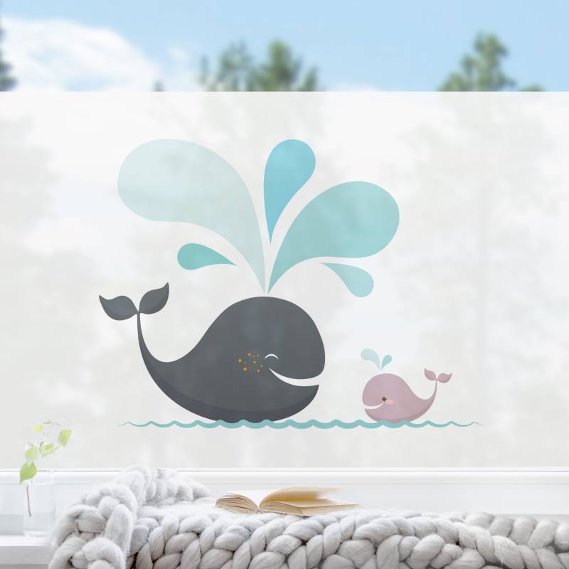 Fensterfolie No.EK146 Happy Whales
