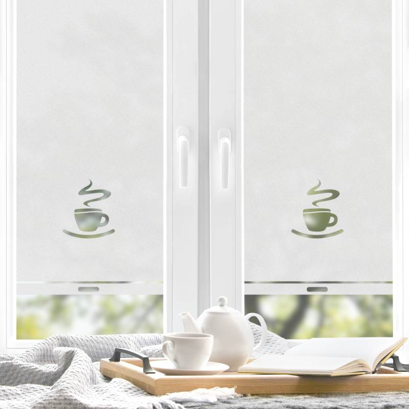 Fensterfolie Sichtschutz No.UL10 Tasse Rollo III