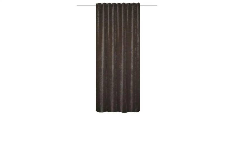 HOMEbasics Fertigschal   ¦ braun ¦ Synthetik ¦ Maße (cm): B: 135 H: 175 Gardinen & Vorhänge > Gardinen > Schiebegardinen - Möbel Kraft