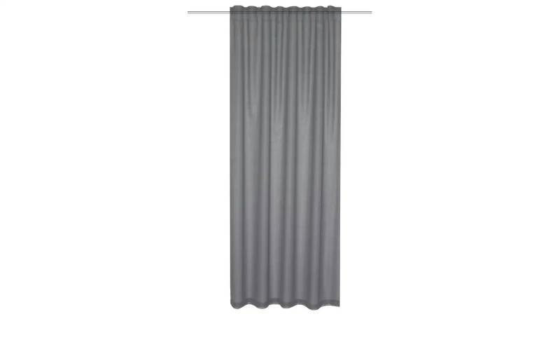 HOMEbasics Fertigschal   ¦ grau ¦ Maße (cm): B: 140 H: 225 Gardinen & Rollos > Gardinen & Vorhänge > Schiebegardinen - Höffner