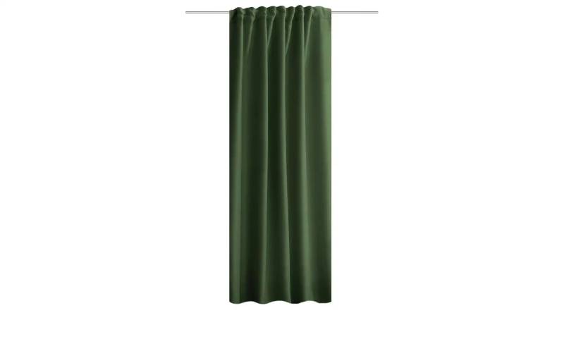 HOMEbasics Fertigschal   ¦ grün ¦ Maße (cm): B: 135 H: 245 Gardinen & Rollos > Gardinen & Vorhänge > Schlaufenschals - Höffner
