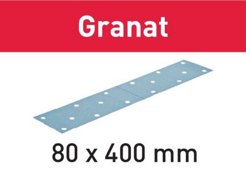 Festool Schleifstreifen STF 80x400 P180 GR/50 Granat – 497162 von Festool Verbrauchsmaterial 3
