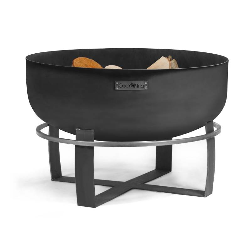 Feuerschale 'Viking XXL' schwarz Ø 80 x 50 cm