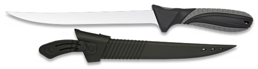 Filetiermesser mit 21cm Klinge Filet-Messer mit Kunststoffscheide Filliermesser von Martinez Albainox