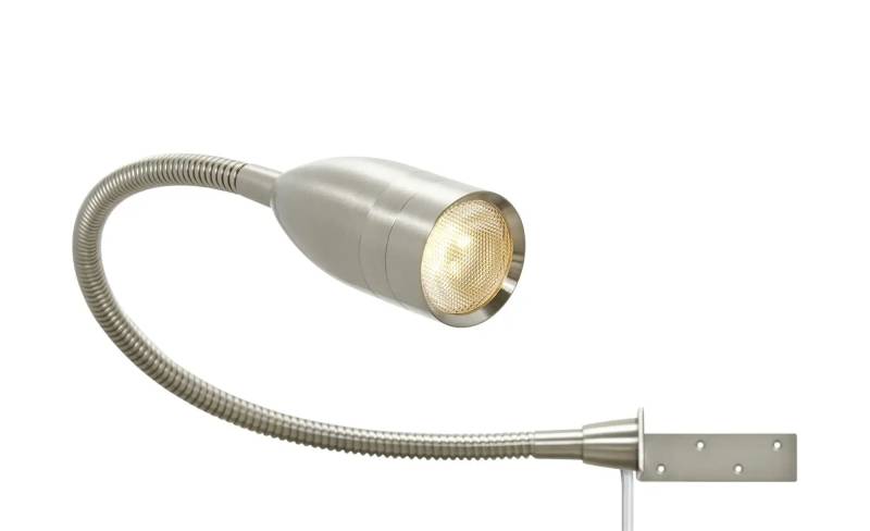 Fischer-Honsel LED-Bettleuchte  1-flammig  Nickel matt   ¦ silber Lampen & Leuchten > LED-Leuchten > LED-Wandleuchten - Möbel Kraft