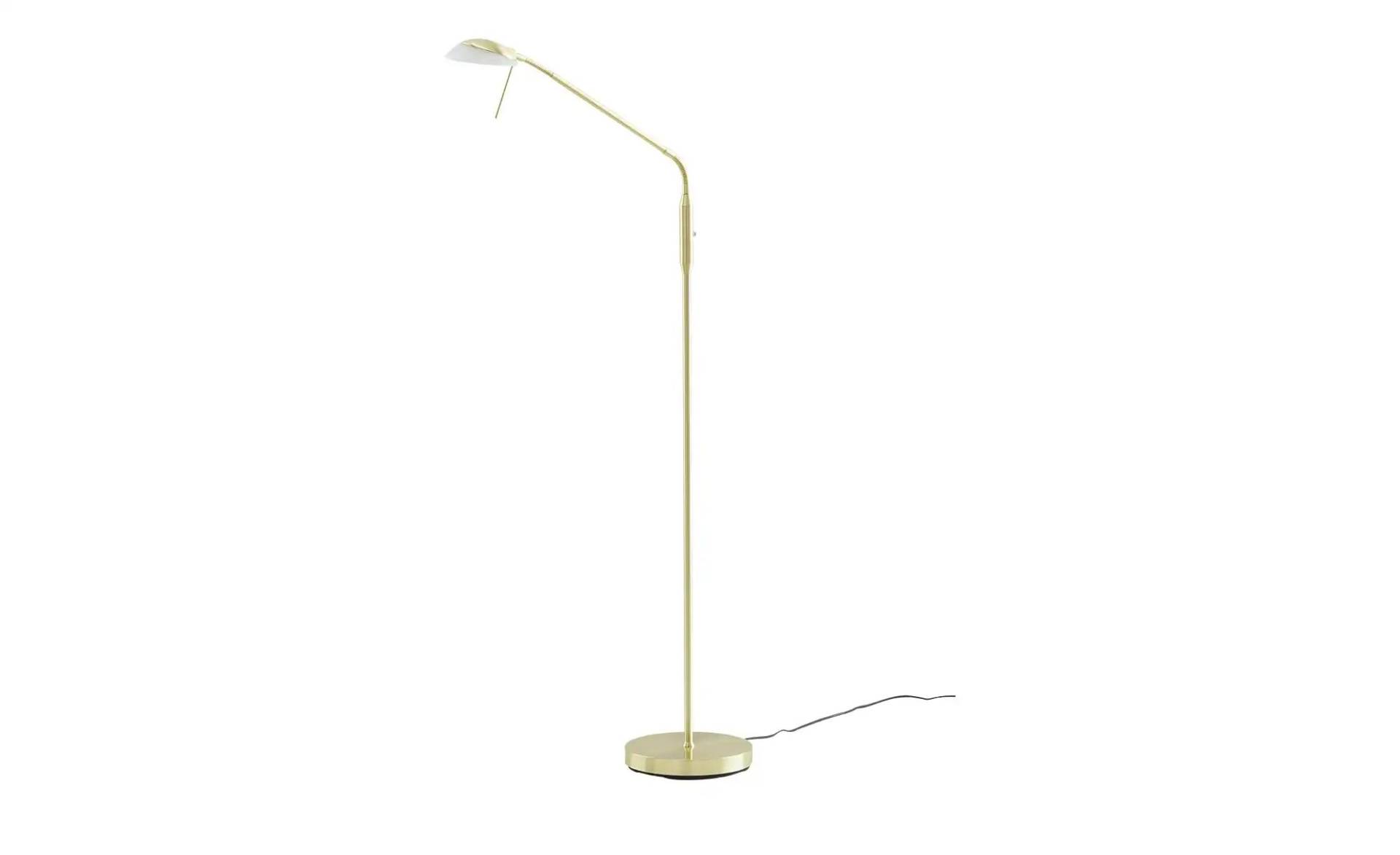 Fischer-Honsel LED-Stehleuchte  1-flammig  messing matt   ¦ gold ¦ Maße (cm): B: 23 H: 160 Lampen & Leuchten > LED-Leuchten > LED-Stehlampen - Möbel Kraft