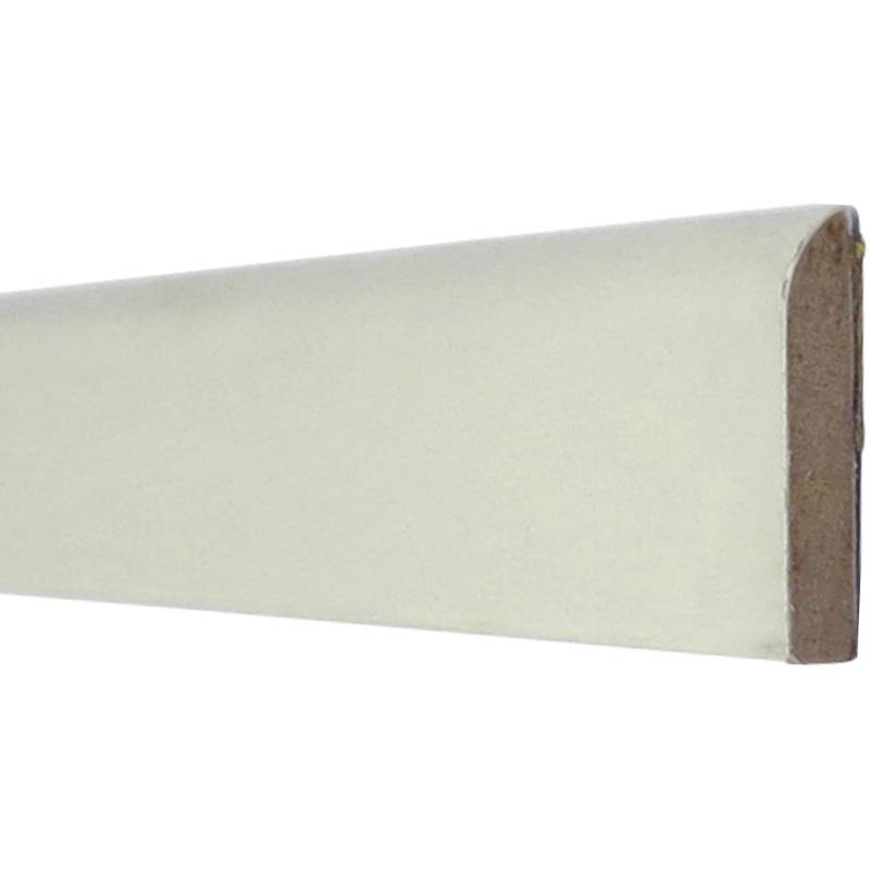 Flachleiste 26 mm x 5 mm Weiß-Uni Länge 2550 mm von Döllken