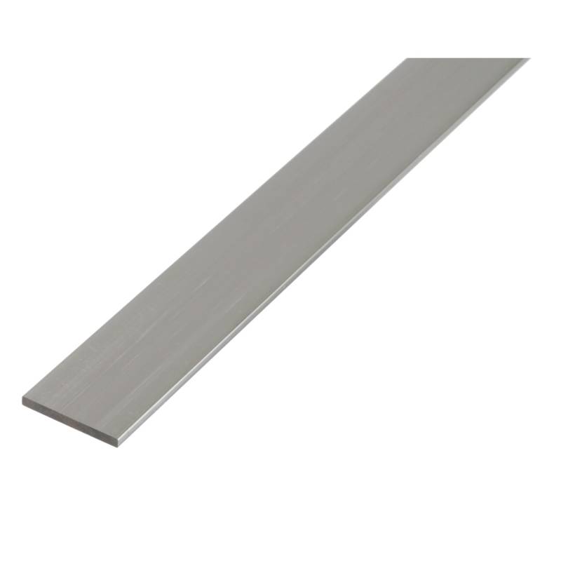 Flachstange Silber eloxiert 3 mm x 50 mm x 2000 mm