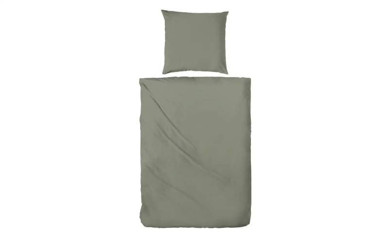 Flanell Bettwäsche-Set   ¦ grün ¦ Maße (cm): B: 155 H: 1 Bettwaren > Bettwäsche-Sets > Bettwäsche-Sets in Übergrößen - Möbel Kraft