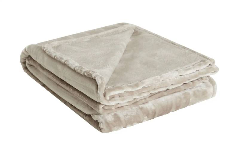 como Flanelldecke  Deluxe ¦ beige ¦ Synthetik ¦ Maße (cm): B: 150 Heimtextilien > Kuscheldecken - Möbel Kraft