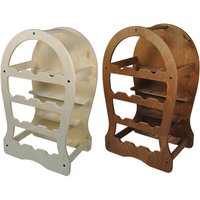 Flaschenhalter Fass 13 Pos. - Klar Cm. 37X27XH.62 Flaschenhalter Fass 13 Pos. - Klar Cm. 37X27XH.62 von Made in Italy