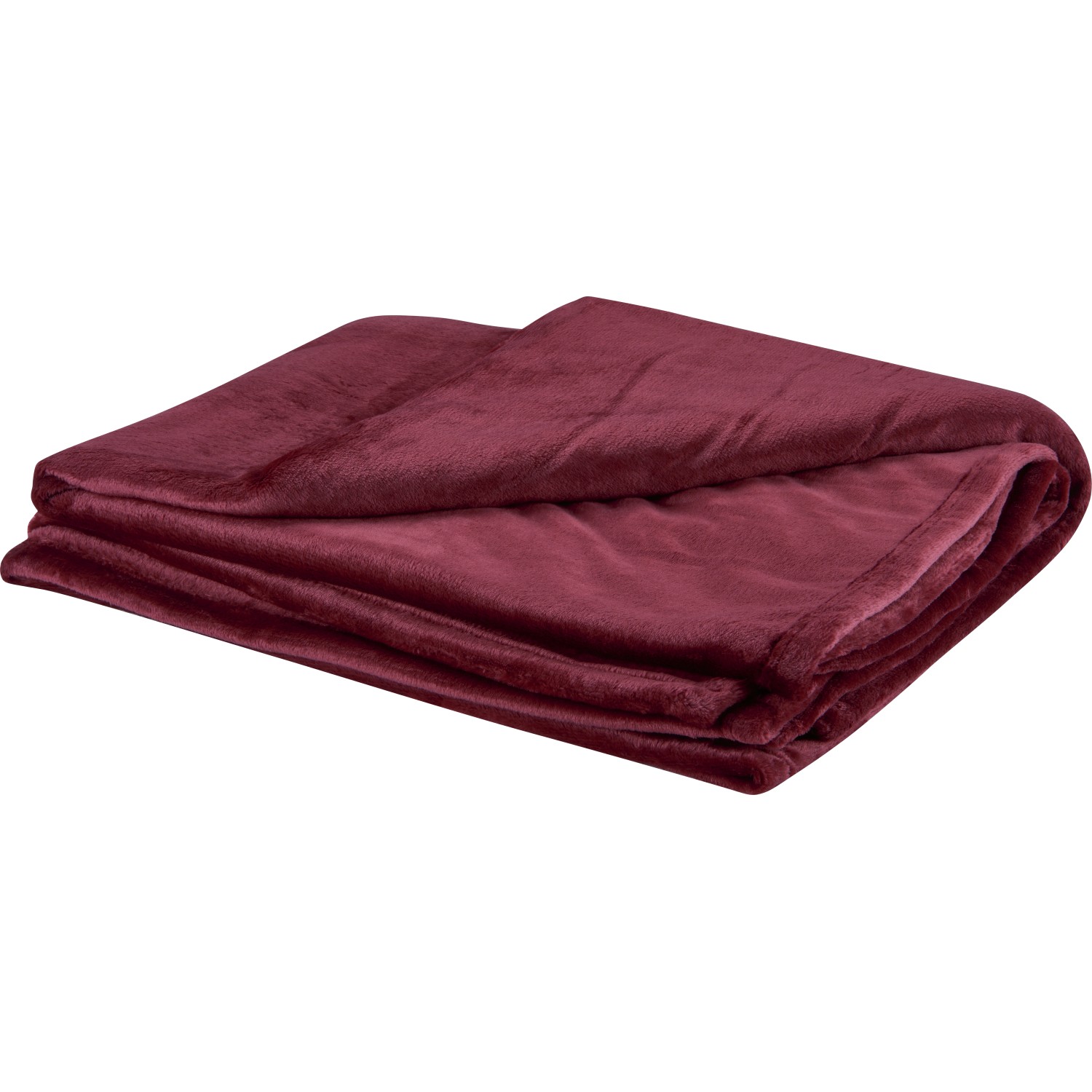 Fleece-Decke Midnight Mystery 150 cm x 200 cm Bordeaux von -