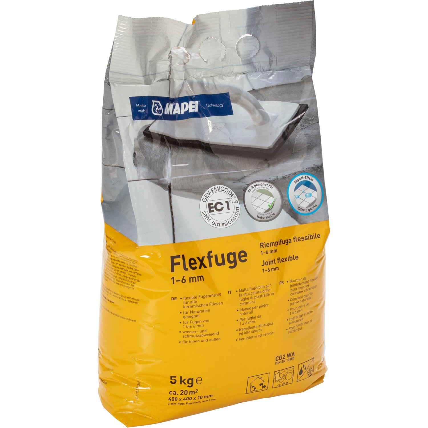 Flexfuge für 1 - 6 mm Fugenbreite Beige 5 kg von -