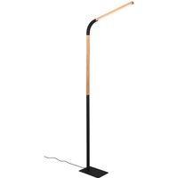 Flexible LED Stehleuchte dimmbar Metall Schwarz 1400 lm von Trio
