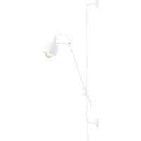 Flexible Wandlampe Weiß Metall E27 Steckdosenanschluss von ALDEX
