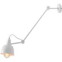 Flexible Wandleuchte Metall Weiß E27 75 cm hoch Flexible Wandleuchte Metall Weiß E27 75 cm hoch von ALDEX