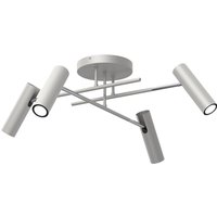 Flexibler Deckenspot Grau Chrom GU10 H:24 cm stilvoll von Luminex