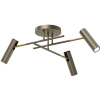 Flexibler Deckenspot in Gold GU10 B:89 cm stilvoll von Luminex