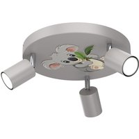 Deckenlampe Grau Ø 30 cm schwenkbar GU10 Metall Kinder Deckenlampe Grau Ø 30 cm schwenkbar GU10 Metall Kinder von Luminex