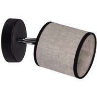 Flexibler Wandstrahler blendarm Stoff E14 H:16 cm klein von Belis