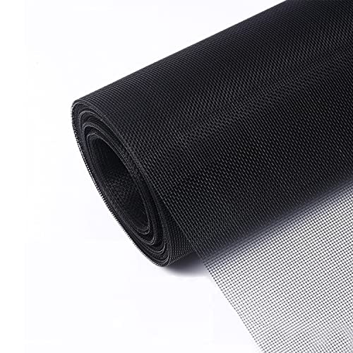ASOPFYUM Fliegengitter-Rollware, Fliegengitter extra stark 120 x 250 cm, Fliegennetz Fenster, schwarzes Fiberglas-Fliegengitter als Meterware, Fliegengitter-Ersatznetz beliebig zuschneidbar1 von ASOPFYUM