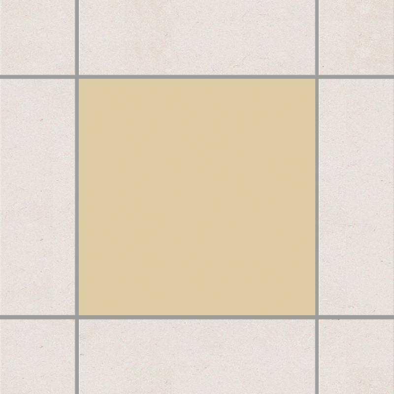 Fliesenaufkleber Colour Light Brown Braun
