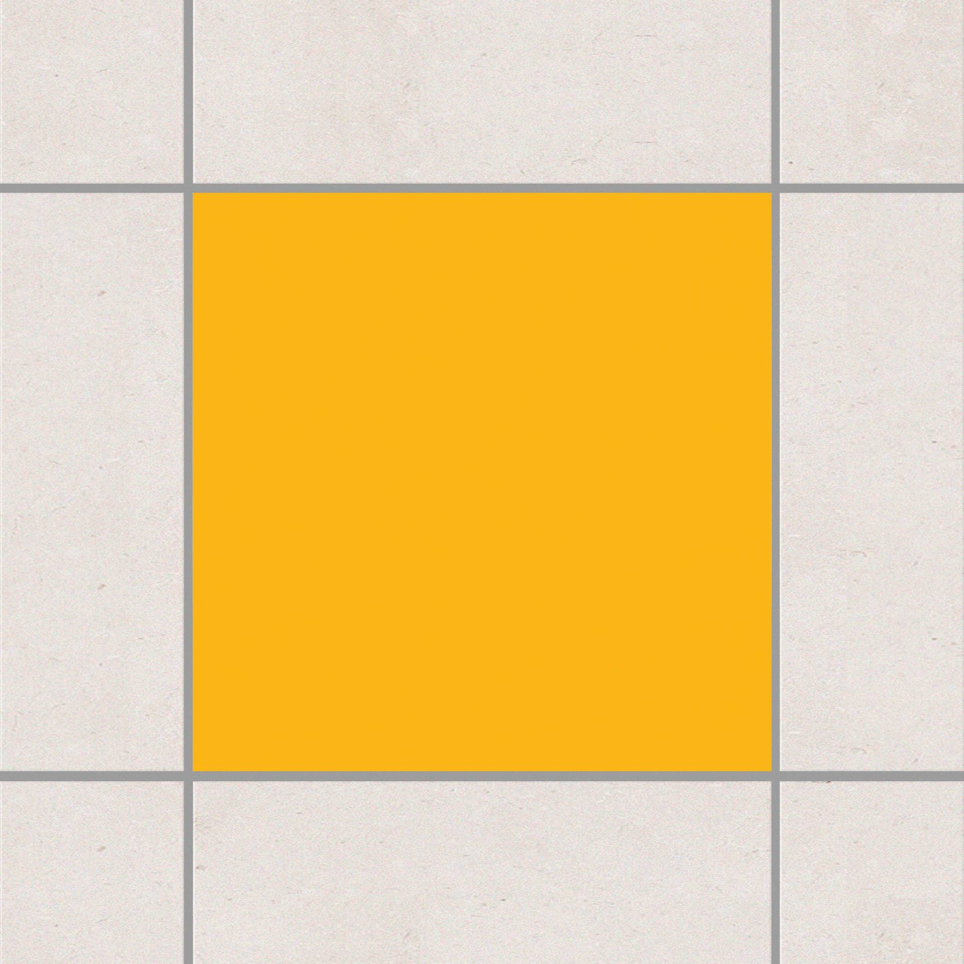 Fliesenaufkleber Colour Melon Yellow Gelb
