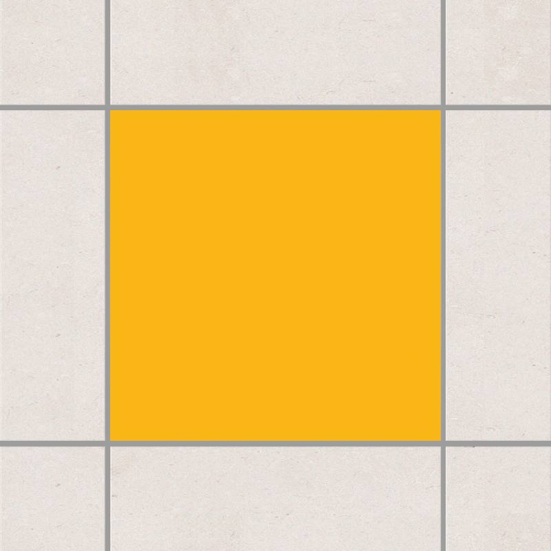 Fliesenaufkleber Colour Melon Yellow Gelb