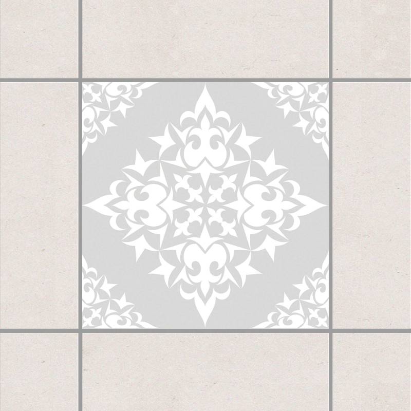 Fliesenaufkleber Fliesenmuster Light Grey Grau