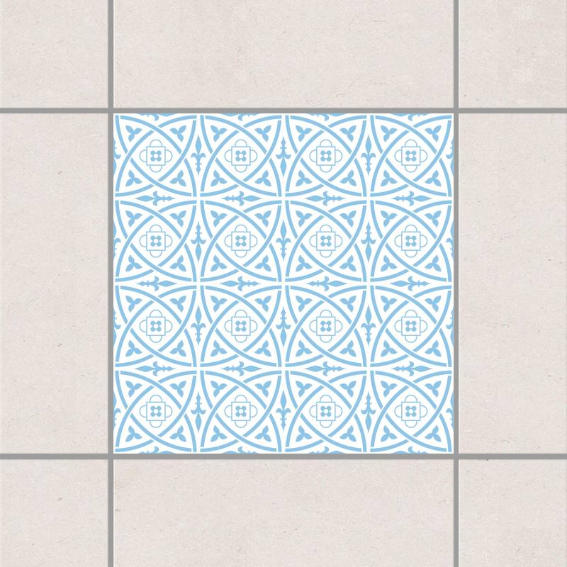 Fliesenaufkleber Keltisch White Light Blue Blau
