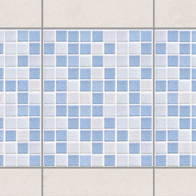 Fliesenaufkleber Mosaikfliesen Hellblau