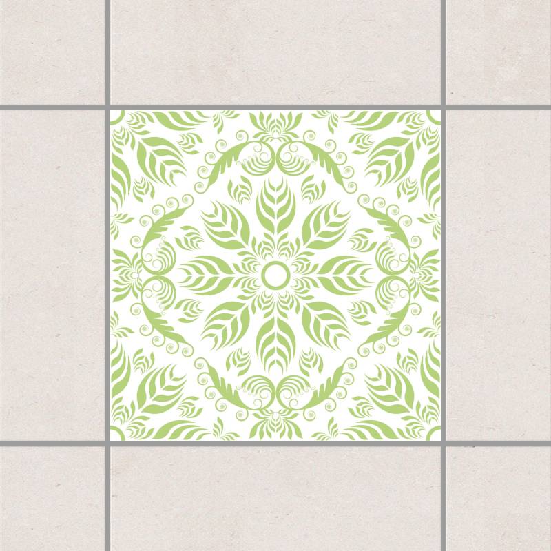 Fliesenaufkleber Rosamunde White Spring Green Grün