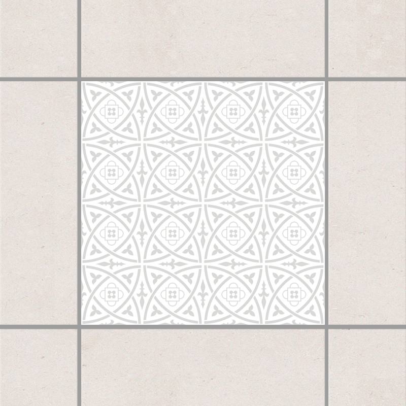 Fliesenaufkleber Keltisch White Light Grey Grau