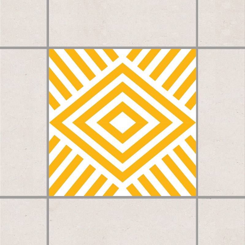 Fliesenaufkleber Marina Melon Yellow Gelb