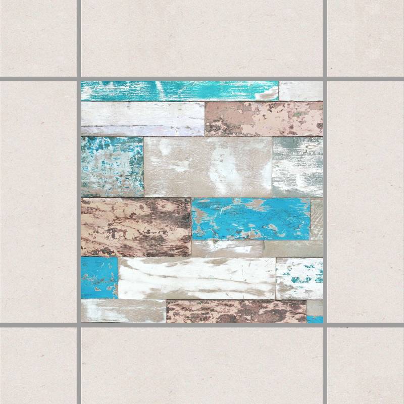 Fliesenaufkleber Maritime Planks