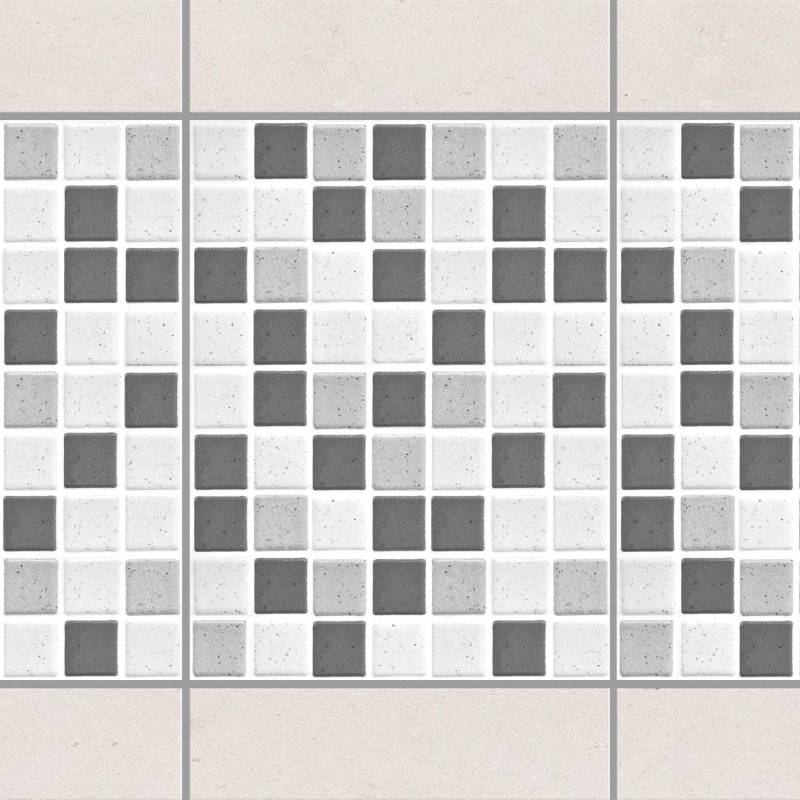 Fliesenaufkleber Mosaikfliesen Grau