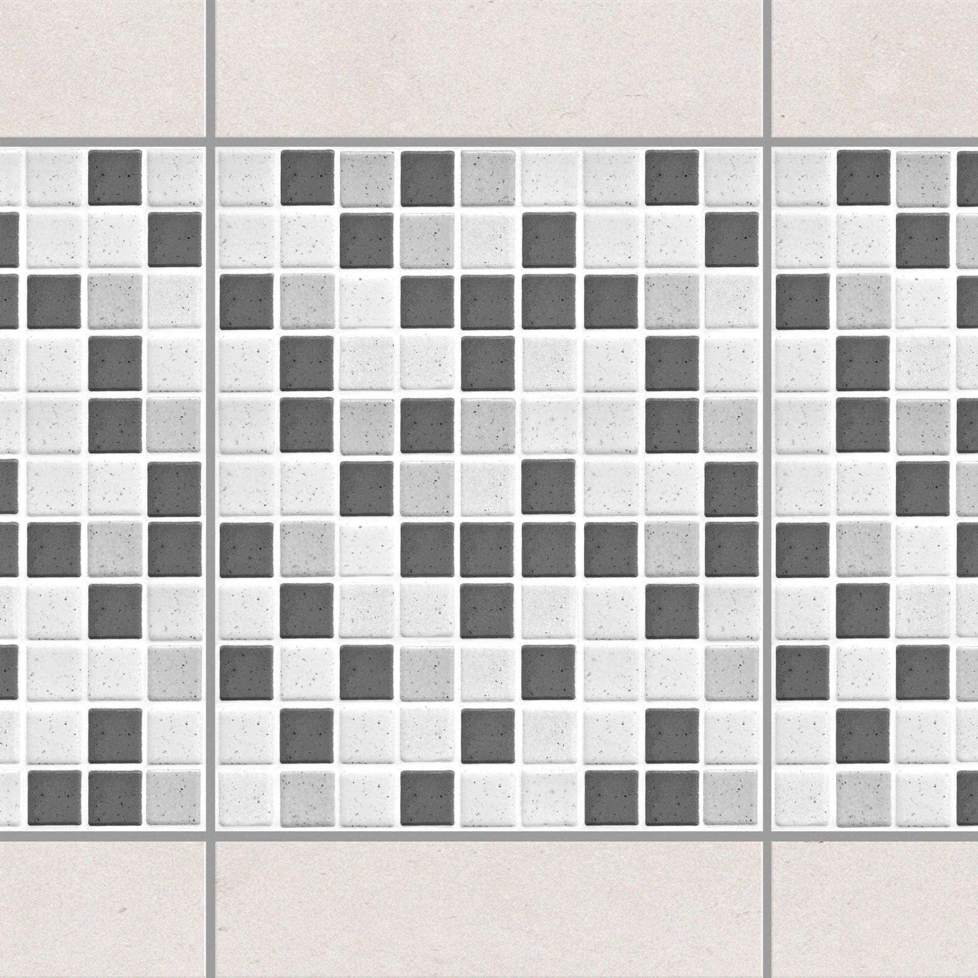 Fliesenaufkleber Mosaikfliesen Grau