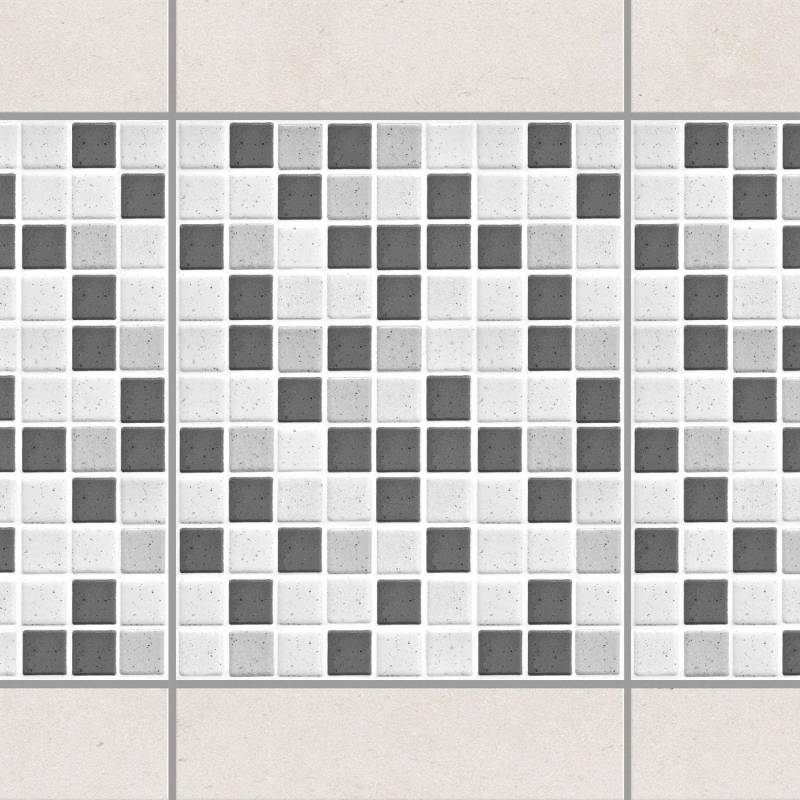 Fliesenaufkleber Mosaikfliesen Grau
