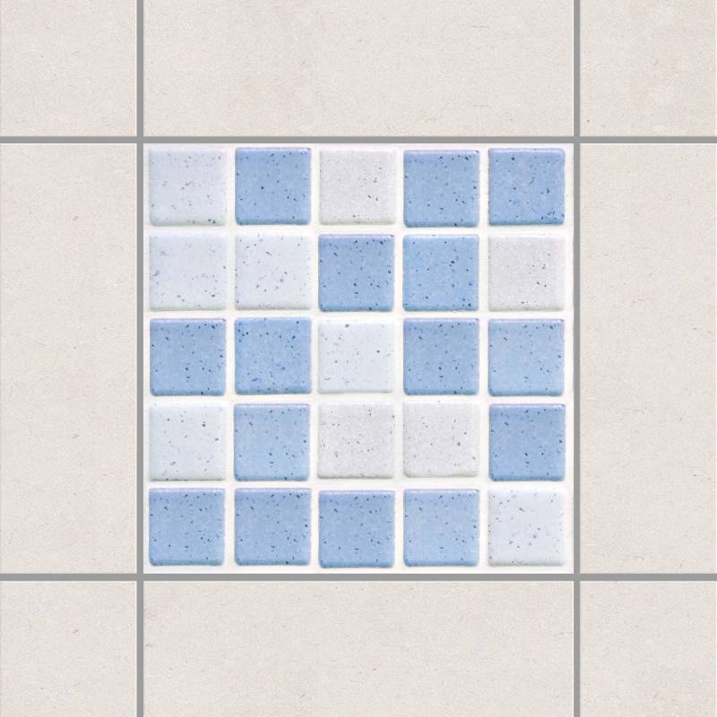 Fliesenaufkleber Mosaikfliesen Hellblau