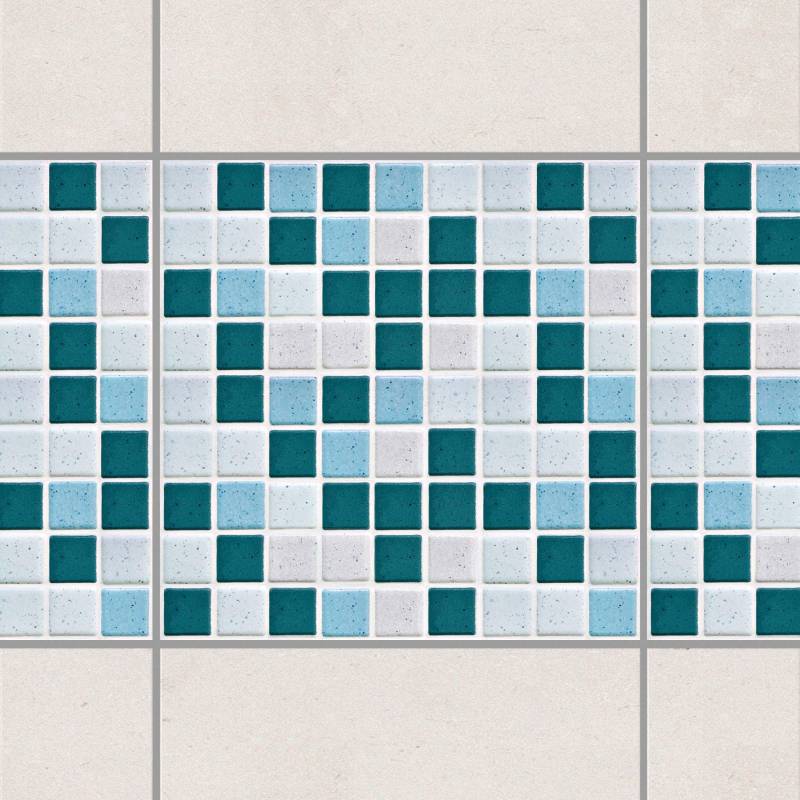 Fliesenaufkleber Mosaikfliesen Türkis Blau